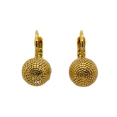 BOUCLES D'OREILLES GRACE PLAQUÉ OR 24K